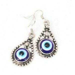 Venetian evil eye dangle earrings 🧿